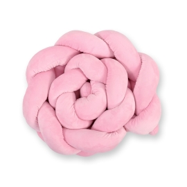 Knot bumper minky 180cm - pink