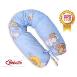 Maternity Pregnancy pillow- Longer- Blue ladders