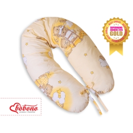 Maternity Pregnancy pillow- Longer- Cream ladders