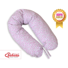 Maternity Pregnancy pillow- Longer- Little pink flowers
