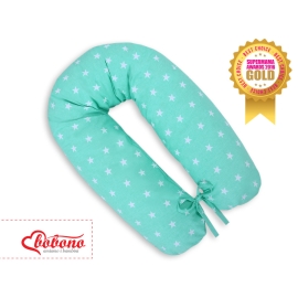 Maternity Pregnancy pillow- Mint stars