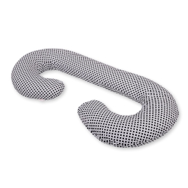 Maternity Support Pillow C - Black flower pattern