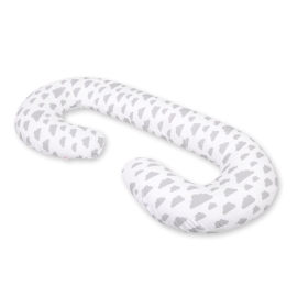 Maternity Support Pillow C - clouds gray