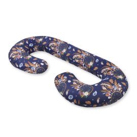 Maternity Support Pillow C - dream catchers dark blue