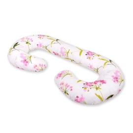 Maternity Support Pillow C - flowers pink