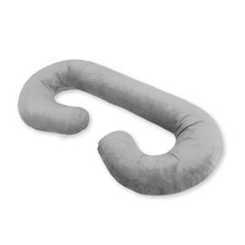 Maternity Support Pillow C minky - gray