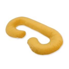 Maternity Support Pillow C minky - honey yellow