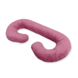 Maternity Support Pillow C minky - pastel pink