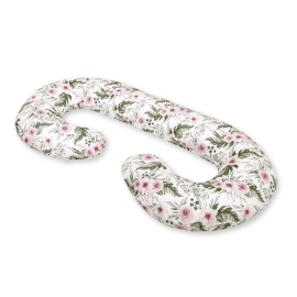 Maternity Support Pillow C - peony flower pink