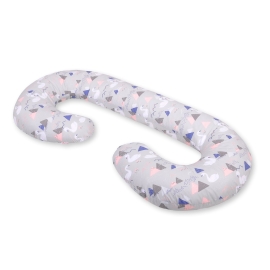 Maternity Support Pillow C - Swans gray