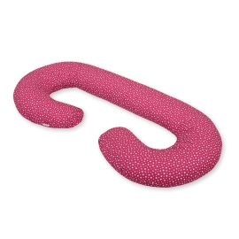 Maternity Support Pillow C - wine red stars