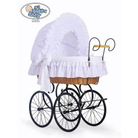 Vintage Wicker Crib New Moses Basket