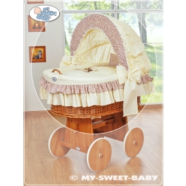 New Replacement Bedding Set Cover for Wicker Crib no. 58962-326 or 78962-326