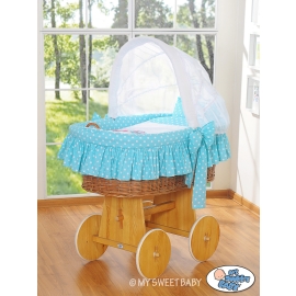 New Replacement Bedding Set Covers for Wicker Crib no. 58962-425 or 78962-425