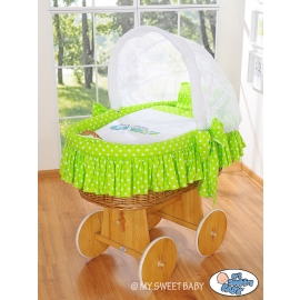 New Replacement Bedding Set Covers for Wicker Crib no. 58962-428 or 78962-428