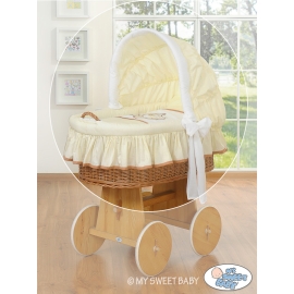 New Replacement Bedding Set Covers for Wicker Crib no. 58962-804 or 78962-804