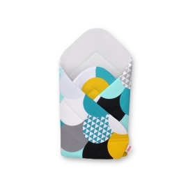 Newborn Swaddle Wrap Baby Blanket - colored fish scales
