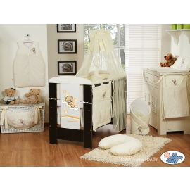 Nursery Bedding set 5-pcs with mosquito-net (S60)- Good night cream