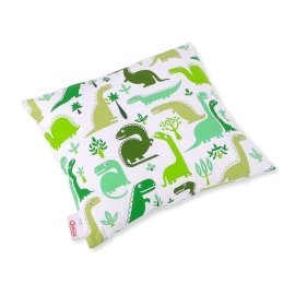 Pillow case - green dinosaurs