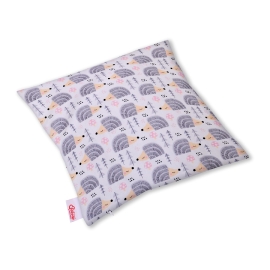 Pillow case - hedgehogs Gray