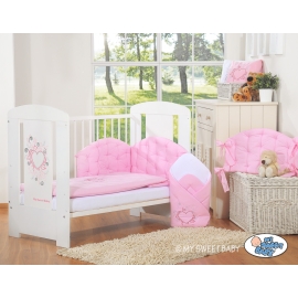 Pink Bedding set for Baby Bed 2-pcs- Chic for Gir
