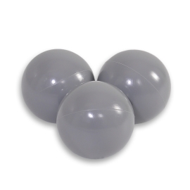 Plastic balls for the dry pool 50 pcs - gray
