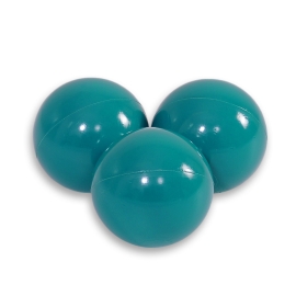 Plastic balls for the dry pool 50pcs - dark turquoise