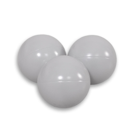 Plastic balls for the dry pool 50pcs - light gray