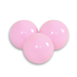 Plastic balls for the dry pool 50pcs - light pink