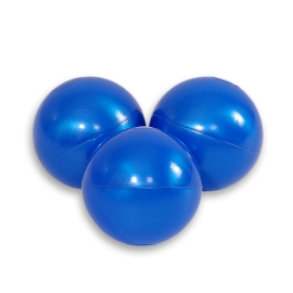Plastic balls for the dry pool 50pcs - pearl blue