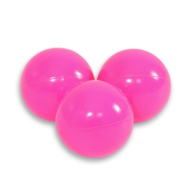Plastic balls for the dry pool 50pcs - pink