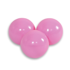 Plastic balls for the dry pool 50pcs - powder pink