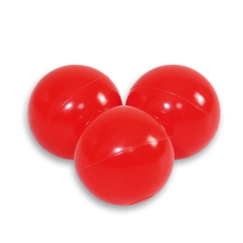 Plastic balls for the dry pool 50pcs - red