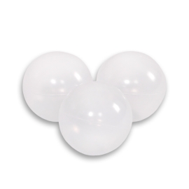 Plastic balls for the dry pool 50pcs - transparent