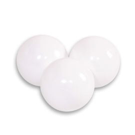 Plastic balls for the dry pool 50pcs - white