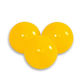 Plastic balls for the dry pool 50pcs - yellow