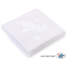 Polar fleece blanket for Baby- Good night white