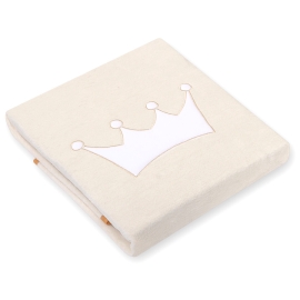 Polar fleece blanket for Baby- Little Prince/Princess cream