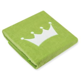 Polar fleece blanket for Baby- Little Prince/Princess green