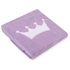 Polar fleece blanket for Baby- Little Prince/Princess lilac