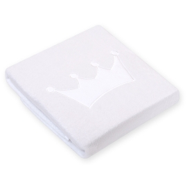 Polar fleece blanket for Baby- Little Prince/Princess white