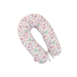 Pregnancy pillow - ballerinas lilac