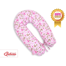 Pregnancy pillow -pink butterflies