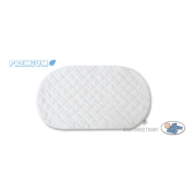 PREMIUM mattress for crib with wicker hood 75x41 cm