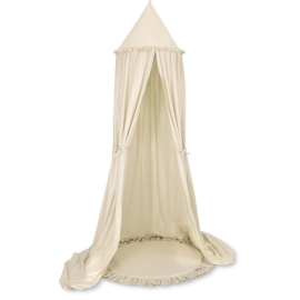 Set: Hanging canopy + Floor play mat- beige
