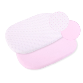 Sheet made of cotton for wicker crib- 2pcs