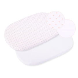 Sheet made of cotton for wicker crib- 2pcs
