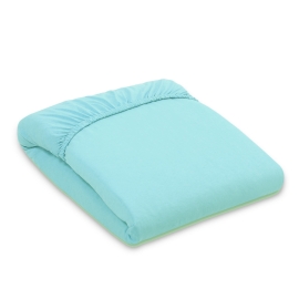 Sheet made of jersey 120x60cm- mint