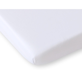 Sheet made of jersey - white