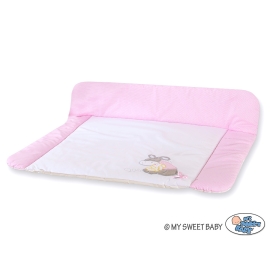 Soft Baby Changing Mat- Doneky Luca pink